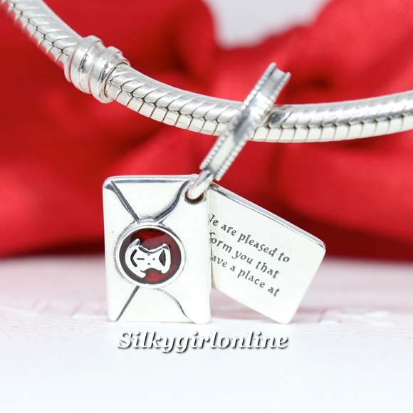 Pandora Harry Potter, Hogwarts Acceptance Letter Dangle Charm 799124C00 - Picture 2 of 4